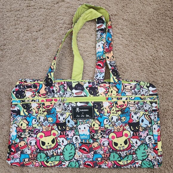 New Tokidoki x Ju-Ju-Be Iconic Super Star Duffle Bag Travel Kawaii Anime - Picture 1 of 4